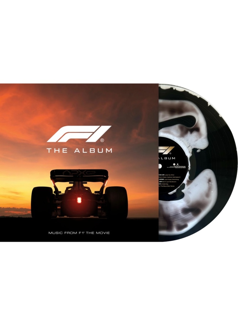 F1 The Movie Vinyl Soundtrack Oil Liquid Filled LP Blood Records Bad World
